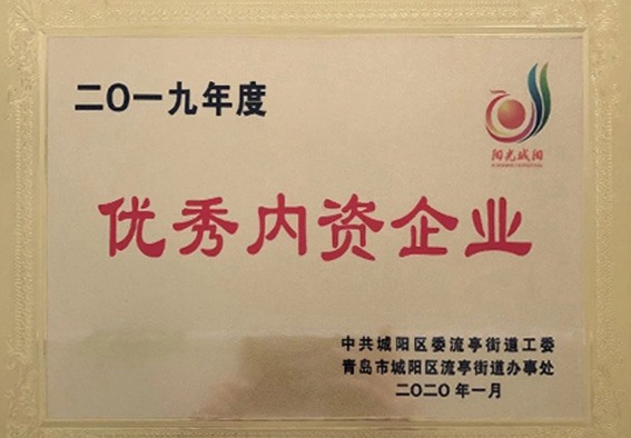 2019年度优秀内资企业
