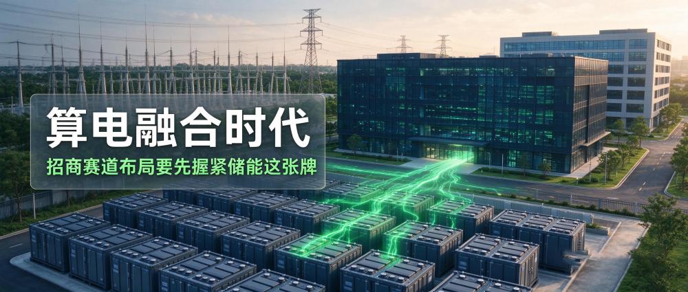 算电融合时代,招商赛道布局要先握紧储能这张牌